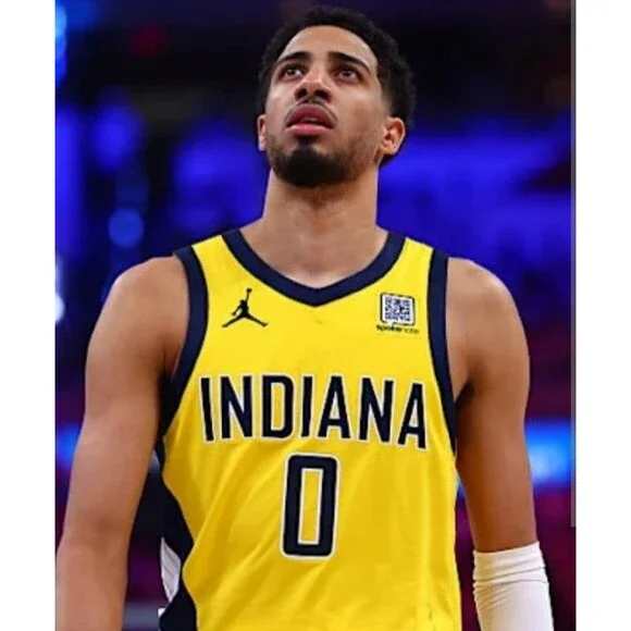Tyrese Haliburton (Jordan)-(Pacers)-(Jersey)-(Yellow)-(Good Cond.)-(XL)-$110.00 - Picture 6 of 13